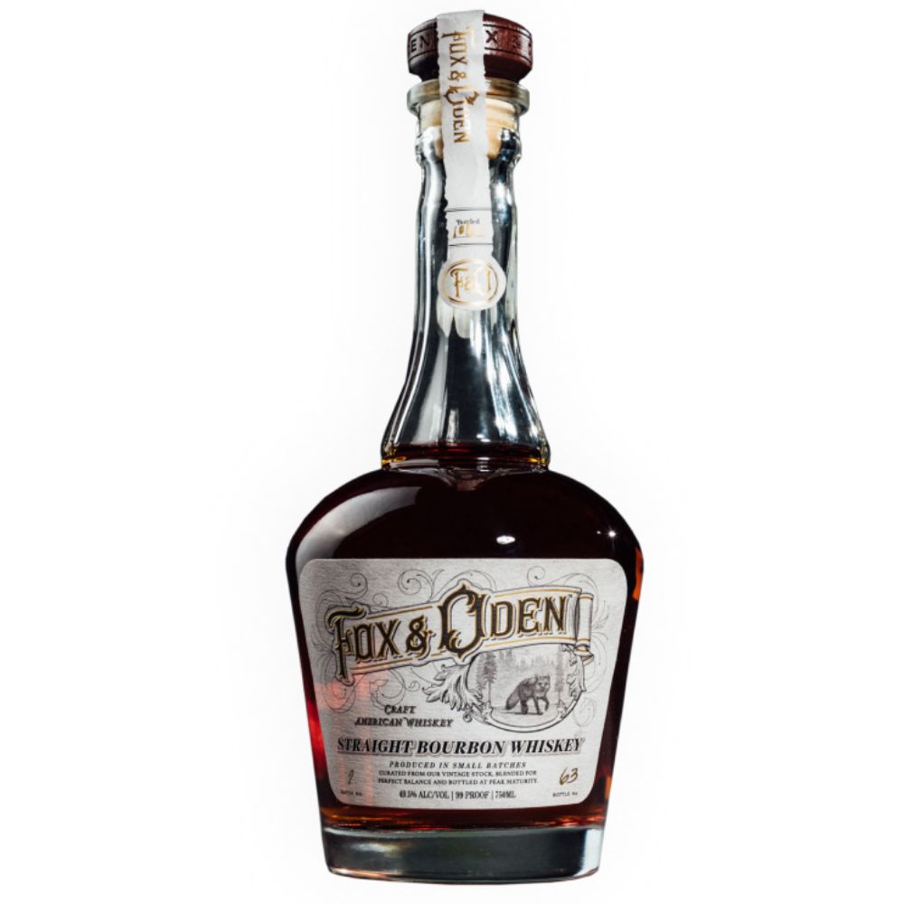 Fox & Oden Straight Bourbon 750ml_Hollywood Beverage