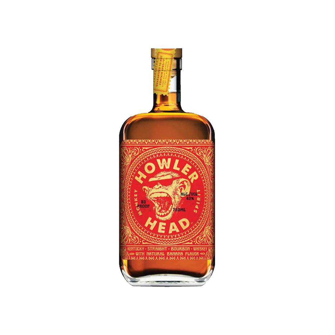 Howler Head Banana Infused Kentucky Straight Bourbon Whiskey 750ml_nestor liquor