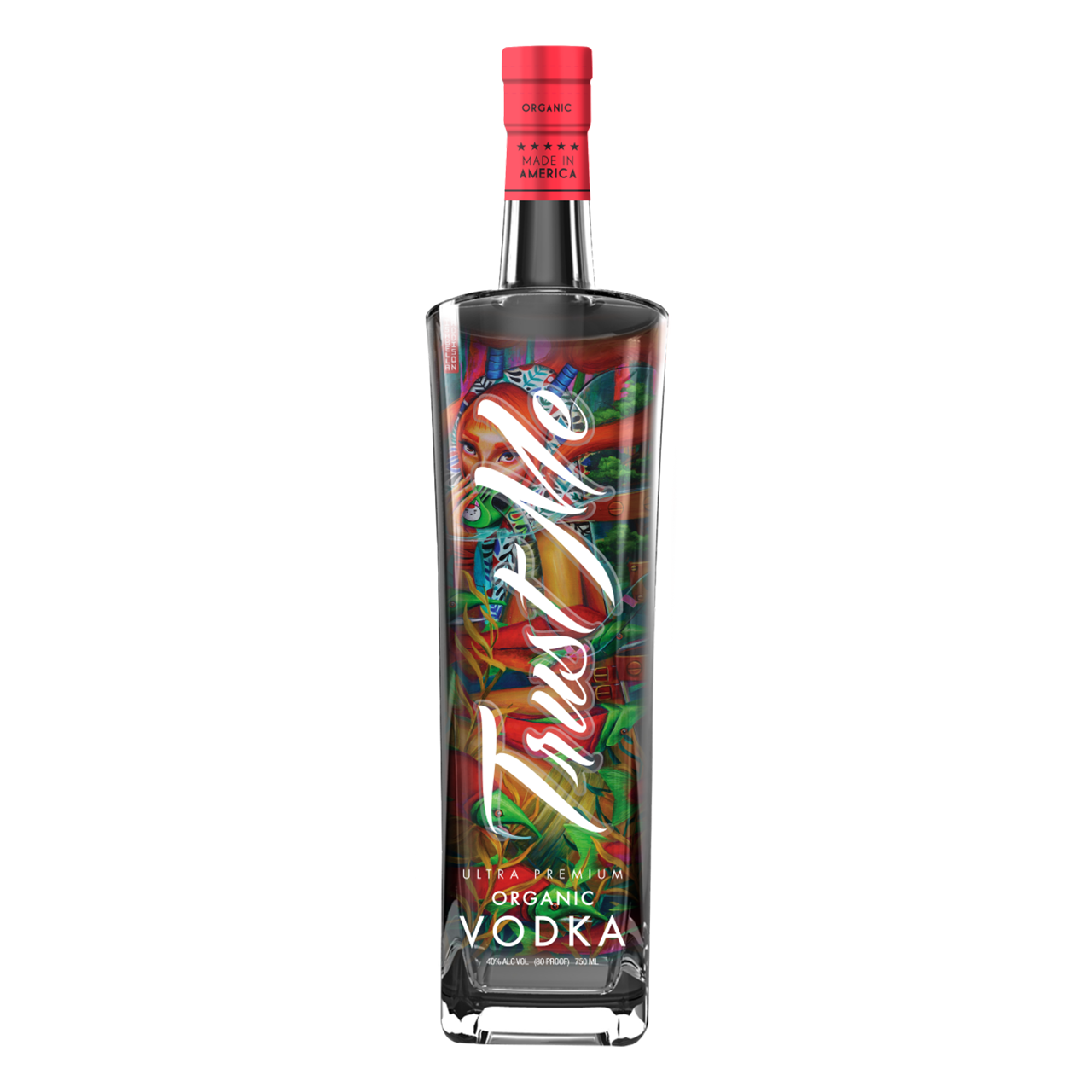 Trust Me Vodka Organic - Artist Series Isabella Addison 750ml - Hollywood Beverage