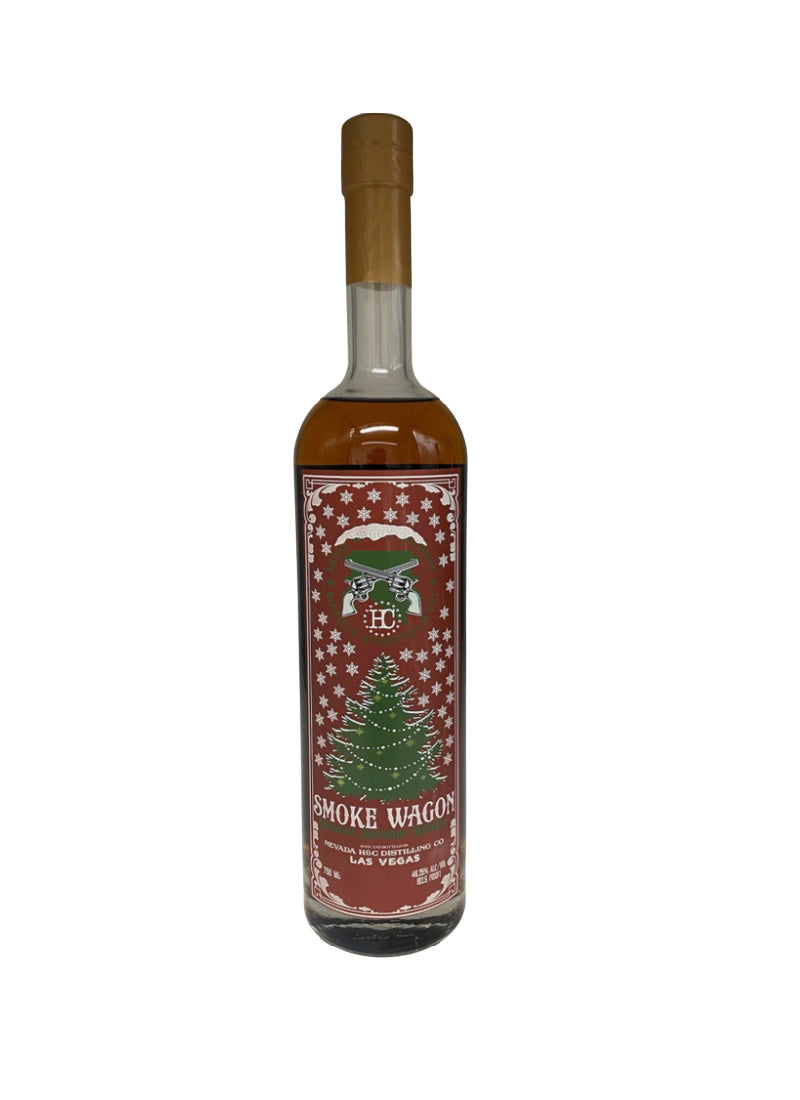 Smoke Wagon Straight Bourbon Christmas Limited Edition 2022 750ml_Hollywood Beverage