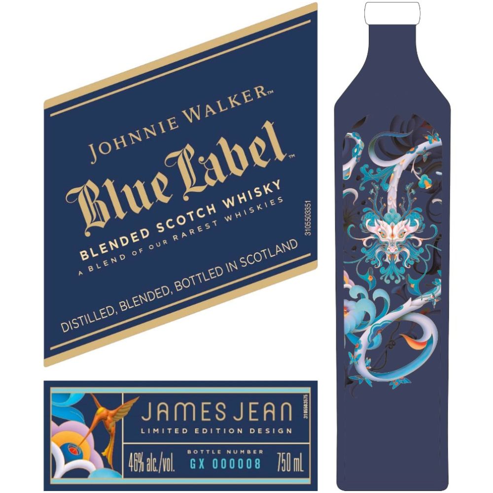 Johnnie Walker Blue Label James Jean Limited Edition Design_Hollywood Beverage