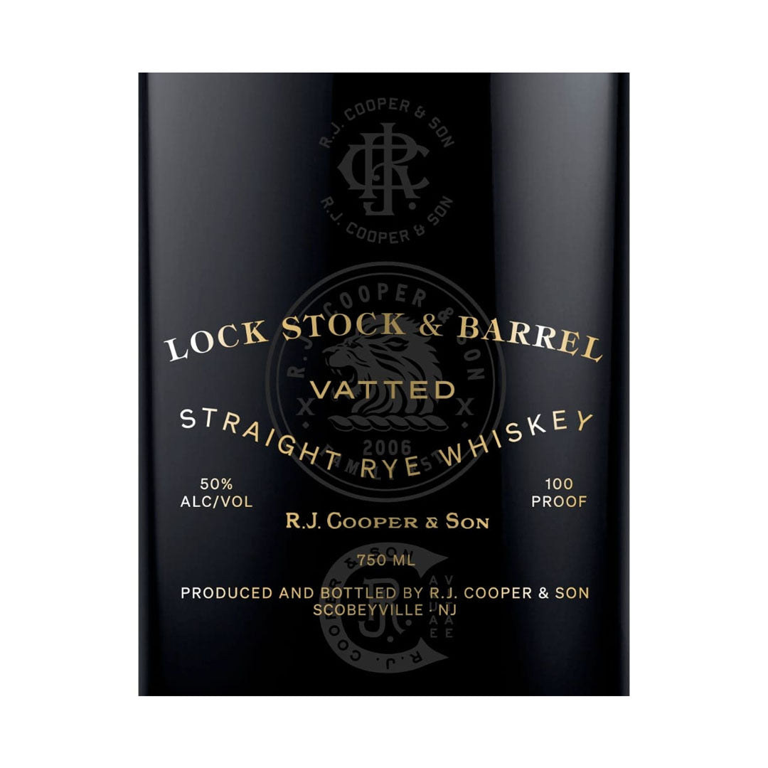 Lock Stock & Barrel Vatted Straight Rye Whiskey 750ml_nestor liquor