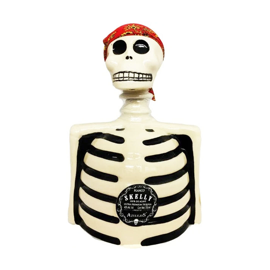 Los Azuelas Skelly Blanco Tequila 750ml_nestor liquor