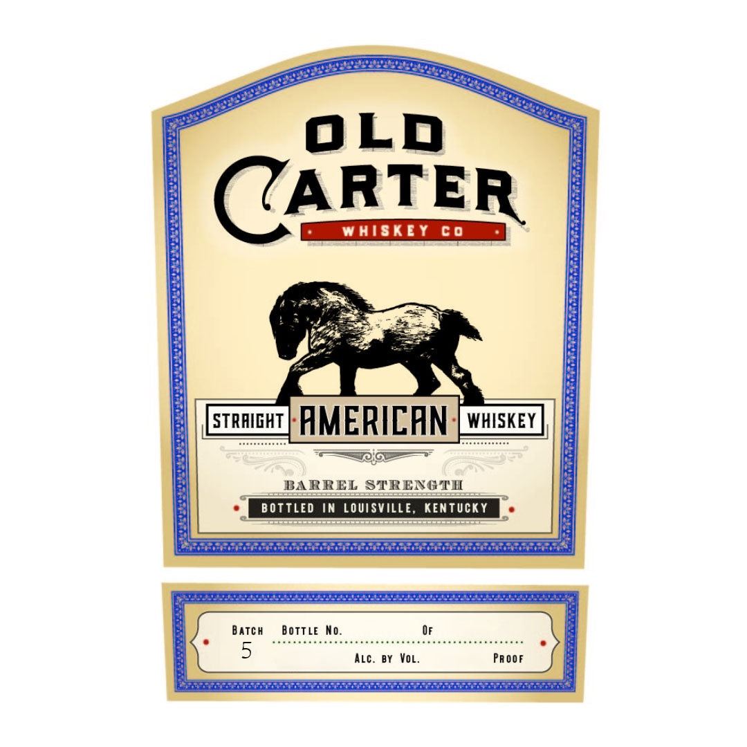 Old Carter 13 Year American Whiskey Batch #5 750ml_nestor liquor