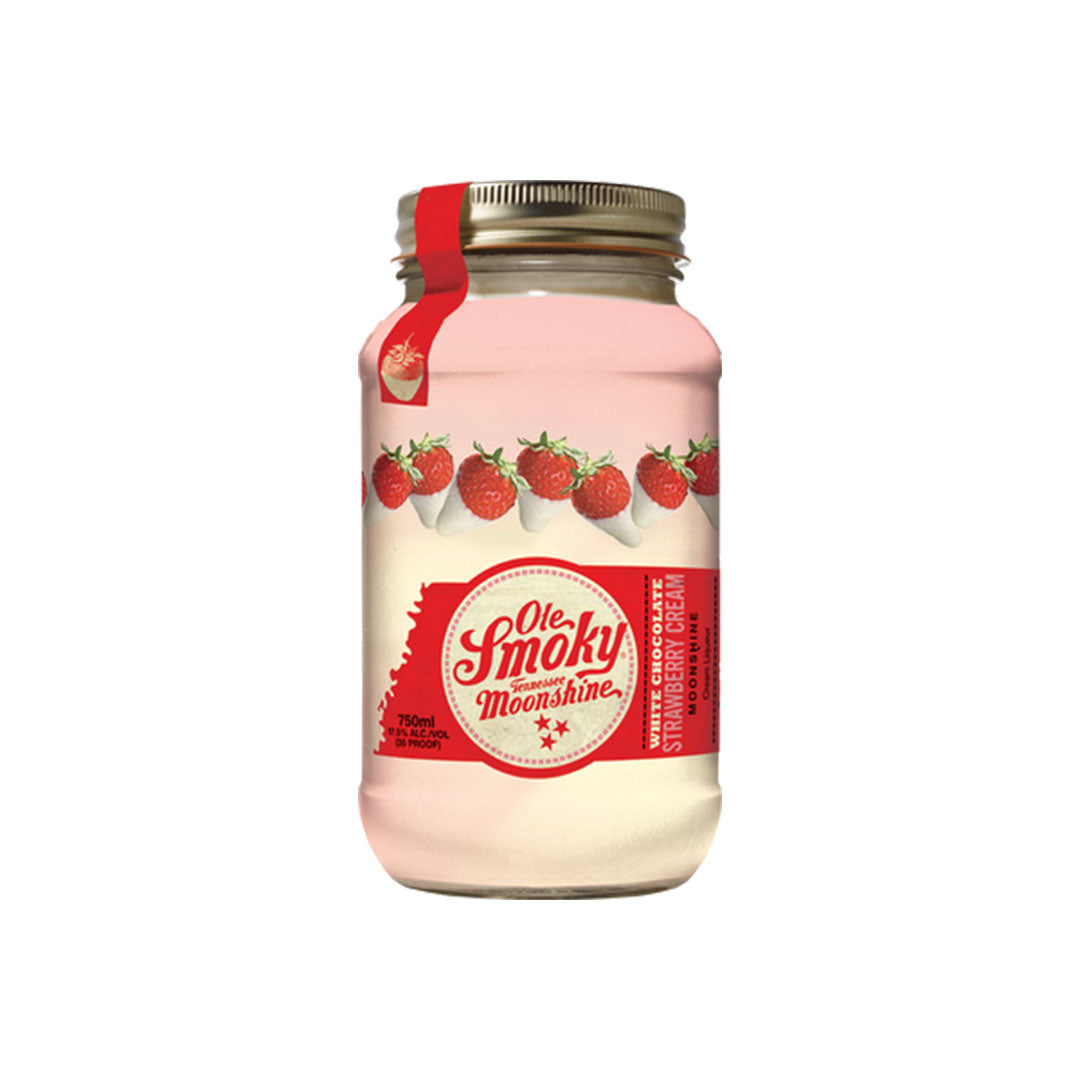 Ole Smoky White Chocolate Strawberry Cream Moonshine 750ml_nestor liquor