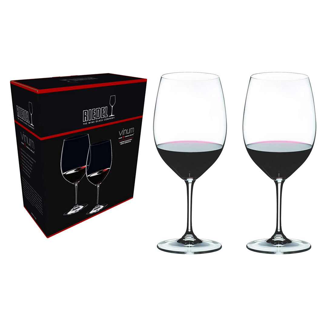 Riedel Vinum Cabernet/Merlot Wine Glasses Set Of 2_nestor liquor