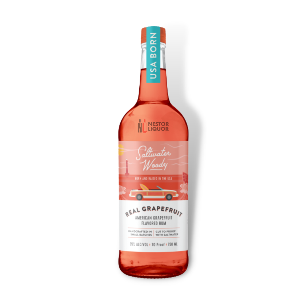 Saltwater Woody Real Grapefruit American Rum 750ml_nestor liquor