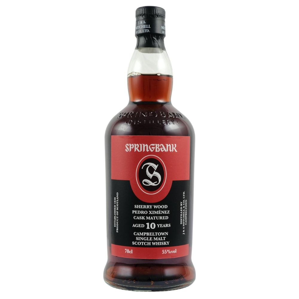 Springbank 10 Year Old Sherry PX Cask Matured Whiskey - Hollywood Beverage