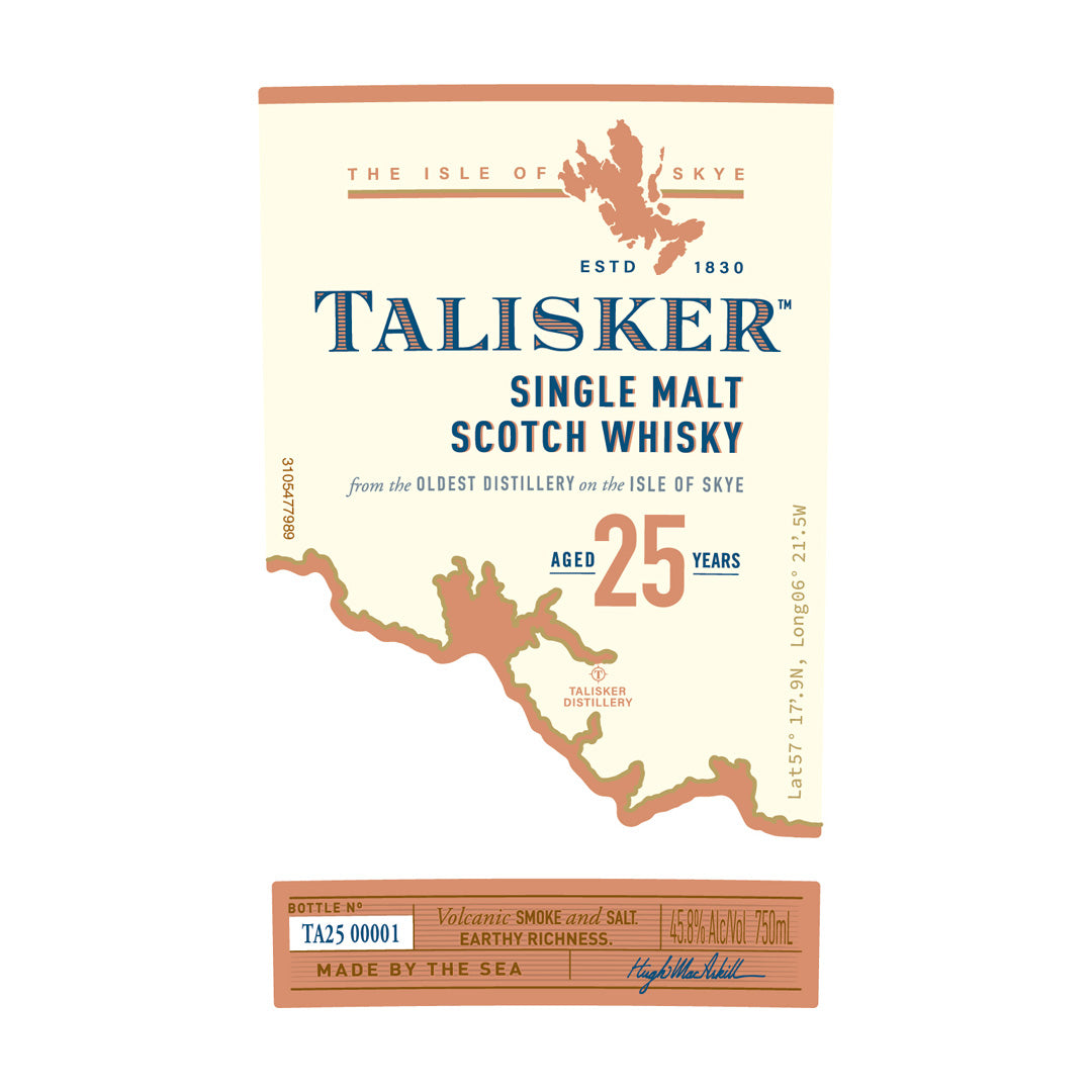 Talisker Single Malt Scotch Whisky 25 Year 750ml_nestor liquor