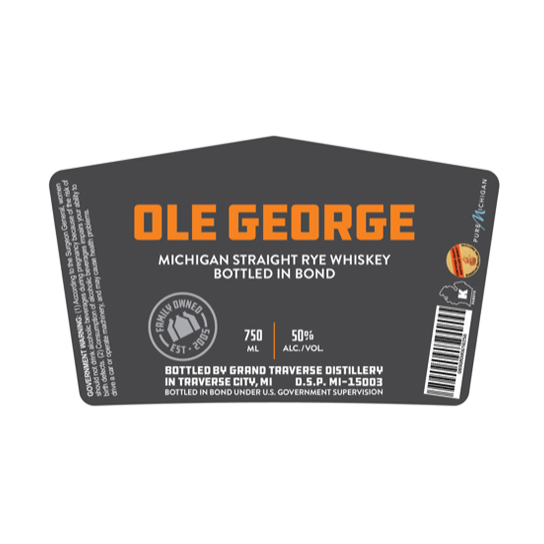 Traverse City Old George Straight Rye 750ml_nestor liquor