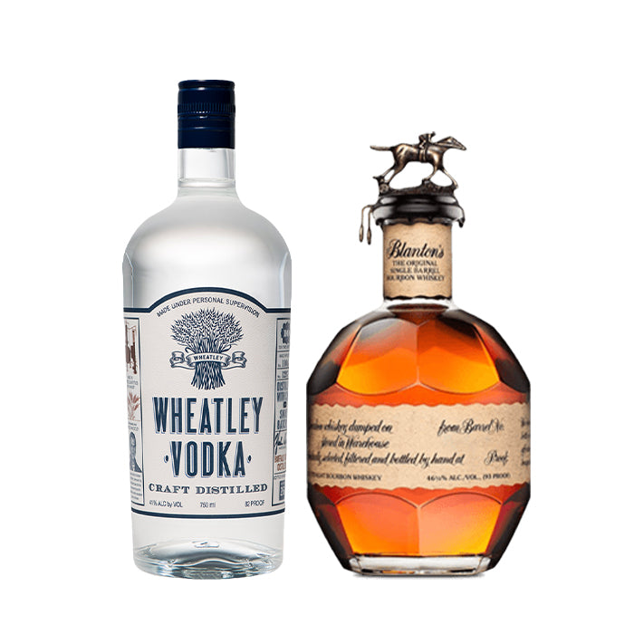 Blanton 700ml Single Barrel + Wheatly Vodka_nestor liquor