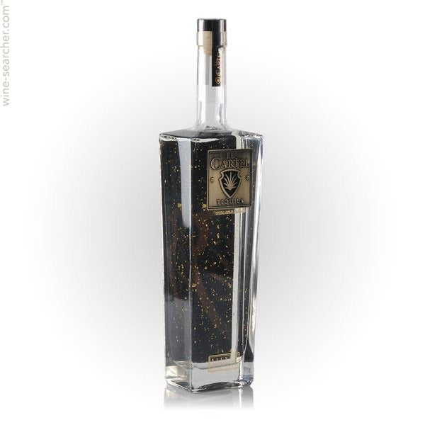 El Cartel 24K With Gold Flakes Silver Tequila 750ml_nestor liquor