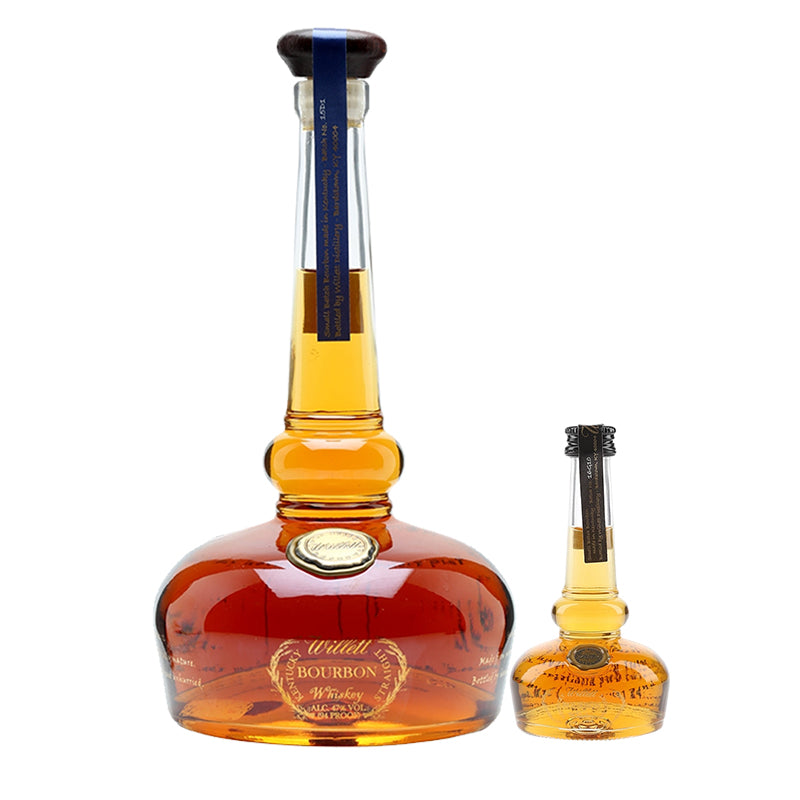 Willett Pot Still Reserve Bourbon 1.75 Liter and Willet Pot Still Bourbon 50ml Bundle_nestor liquor