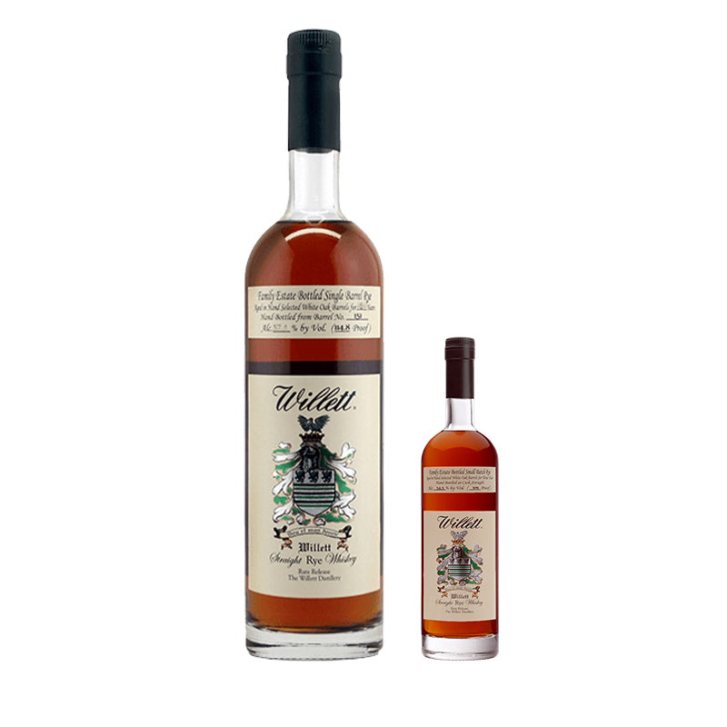 Willett 4-Year-Old Rye 750ml and Willett 3-Year-Old Rye 50ml Bundle_nestor liquor